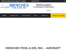 Tablet Screenshot of menches.com